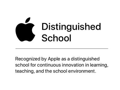 Apple Distinguished School 2018-2021