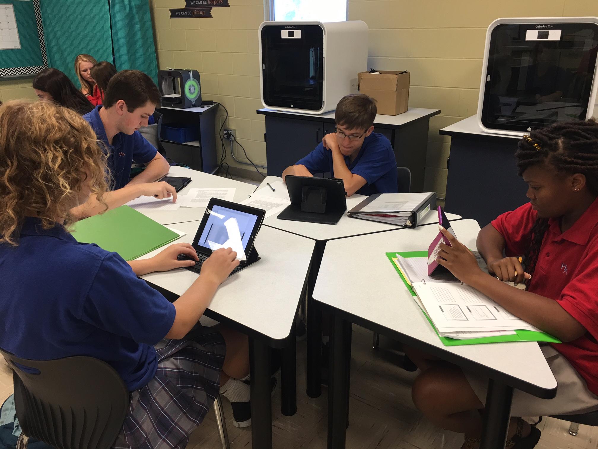iPad environment in the classroom